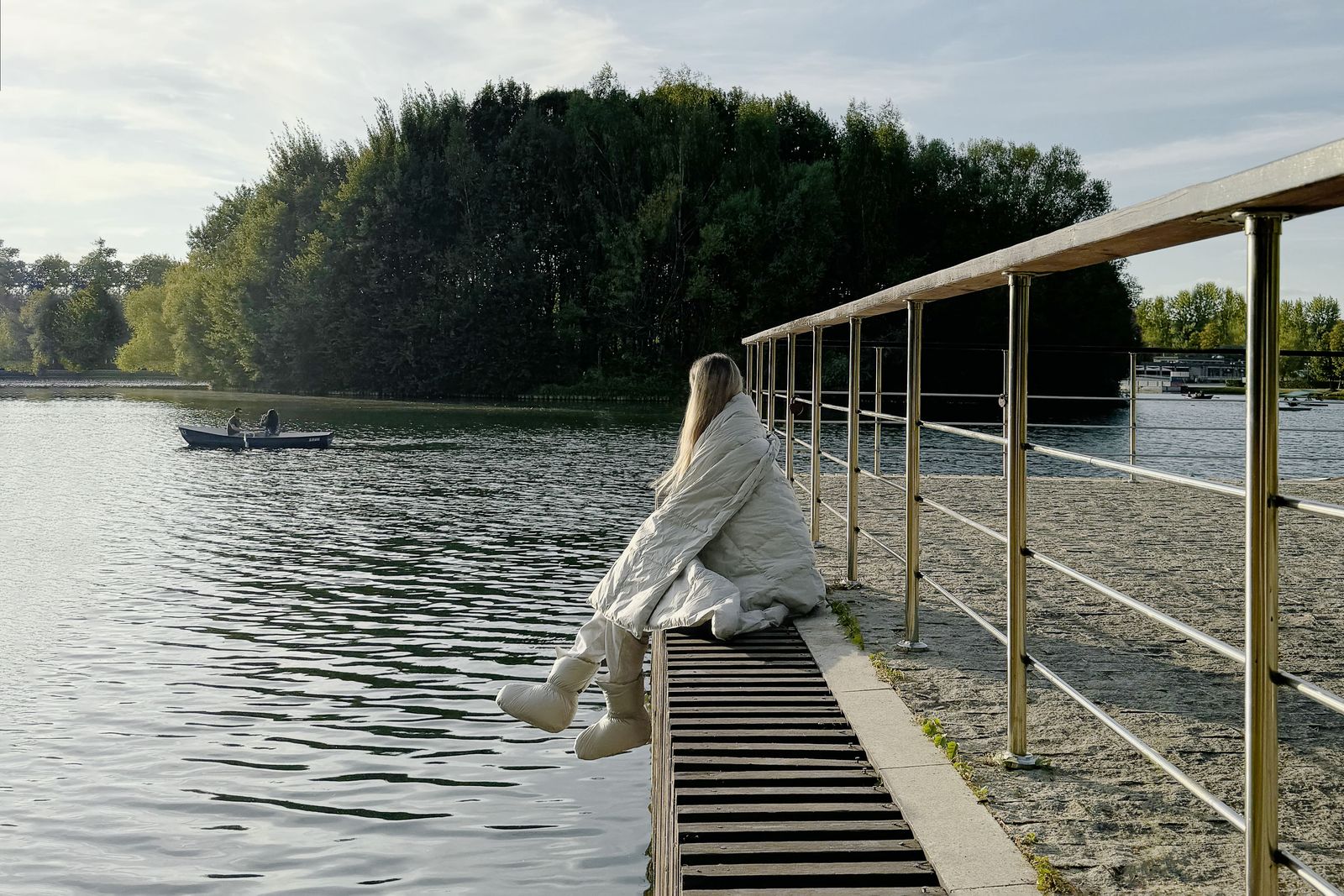 Сапожки-носочки пуховые Comfort Socks Travel Grass Grey 36-39 р.