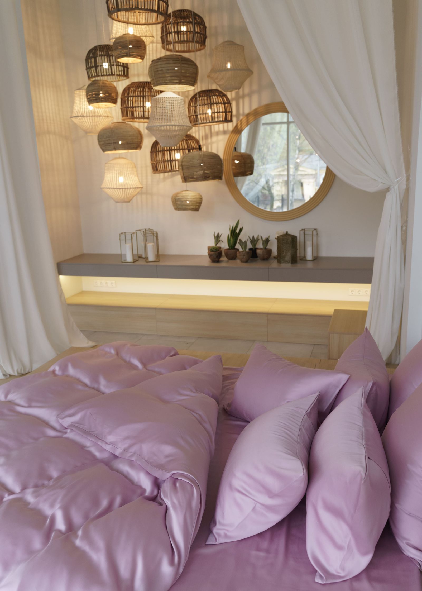 Постельное белье Lilac Brilliant Grass Евро