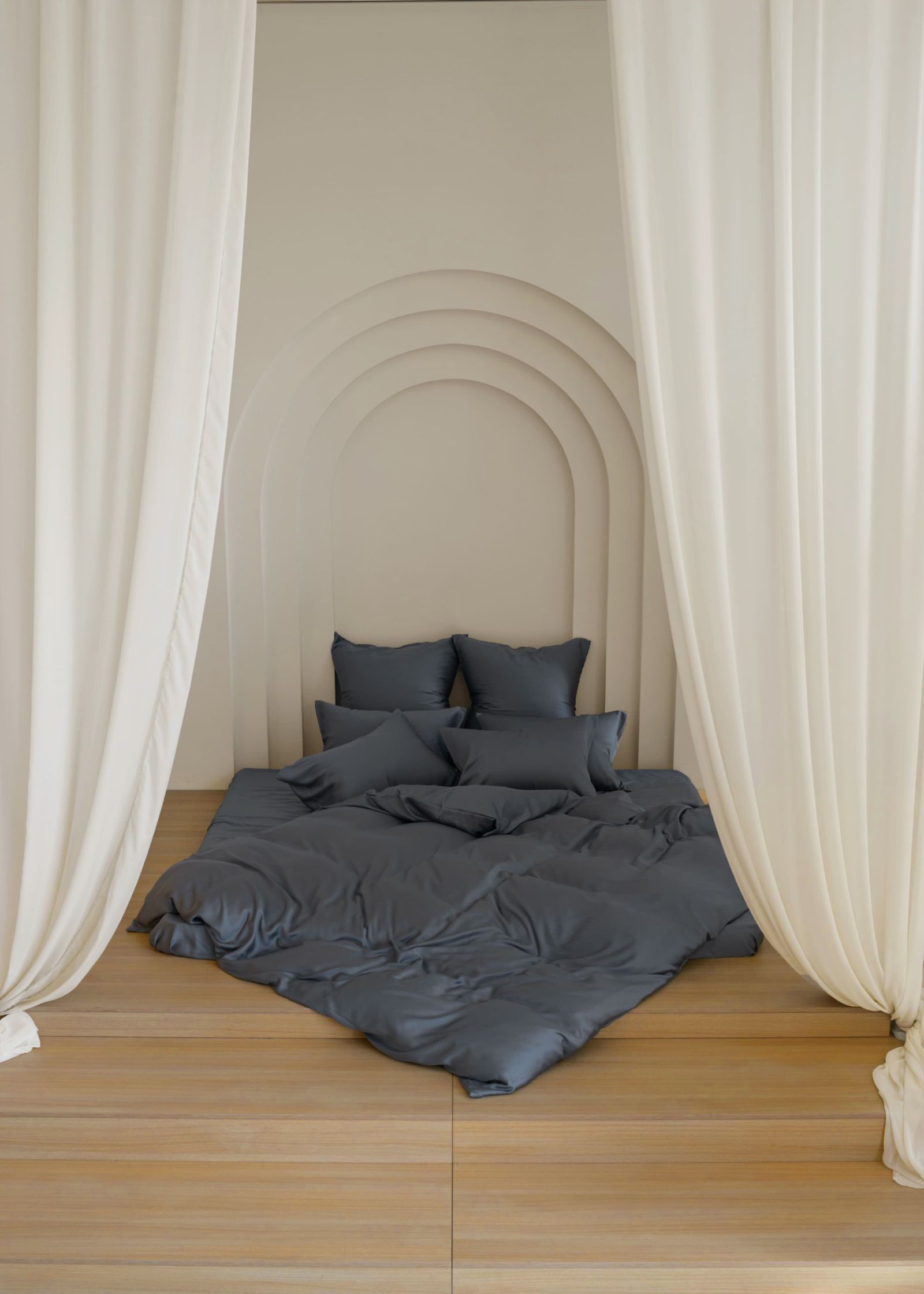 Постельное белье Grey Brilliant Grass Евро