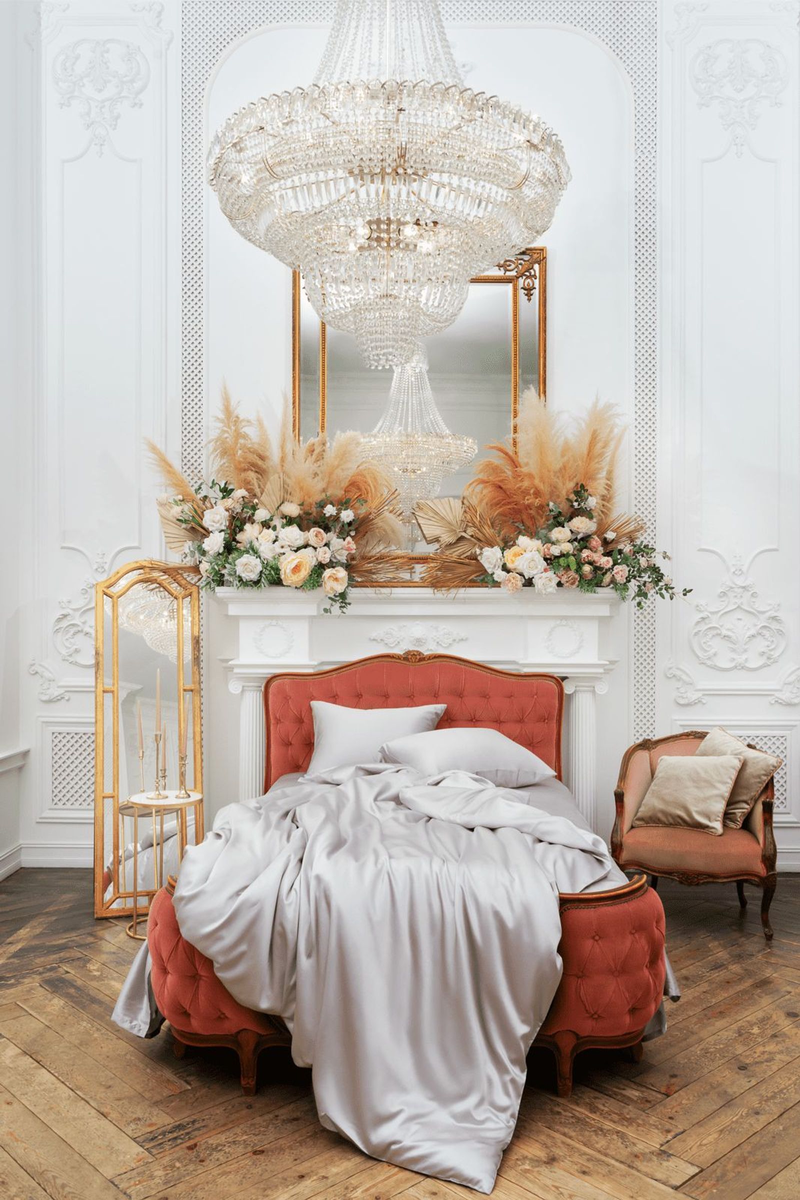 Постельное белье SILVERY GREY GRASS Евро