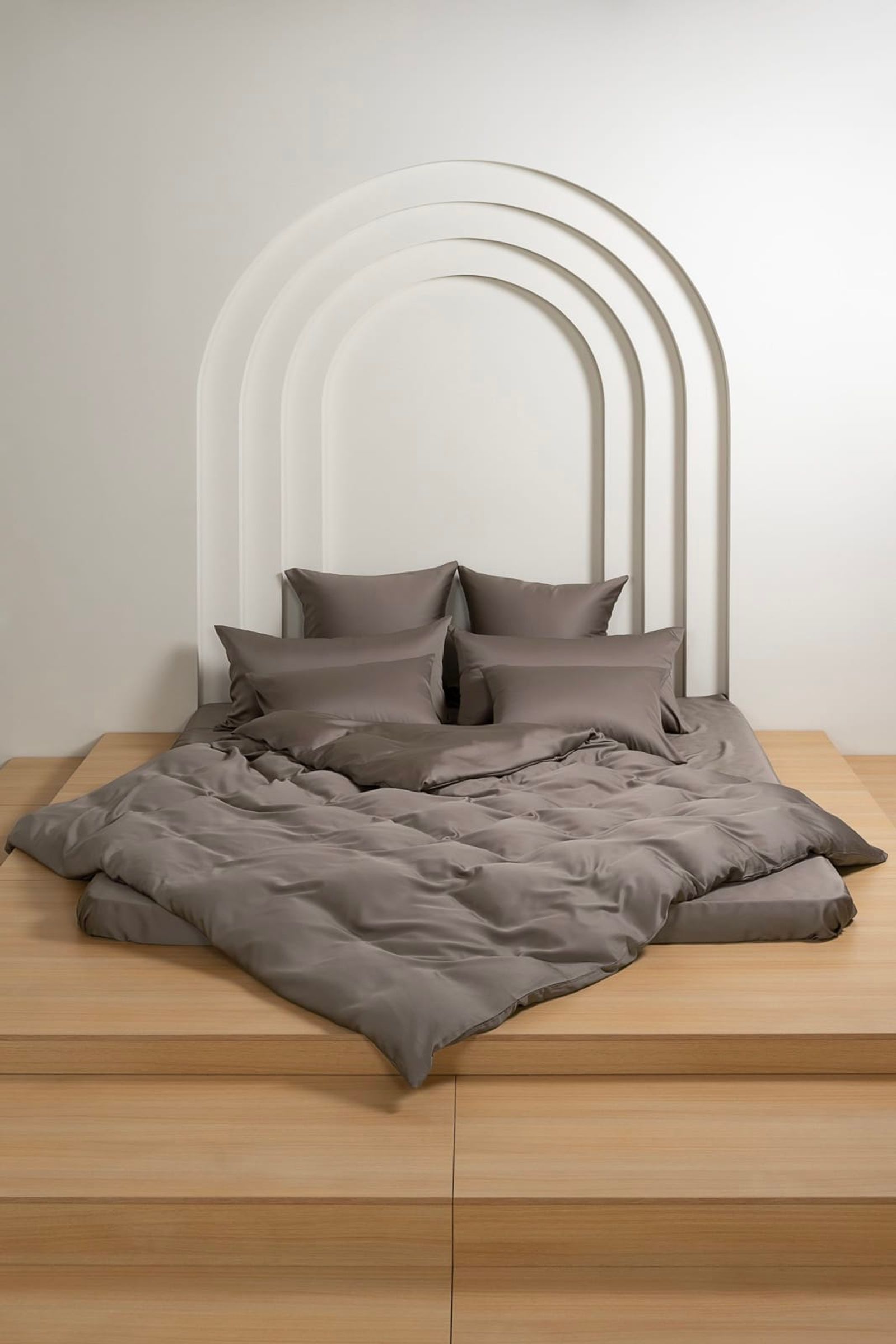 Простыня на резинке Havana Brown Brilliant Grass 160х200х40