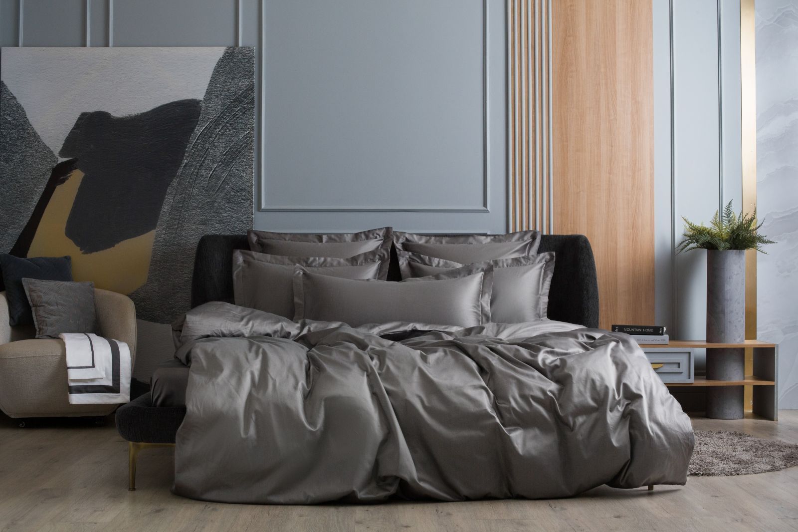 Постельное белье Graphite Allure Grass Семейный