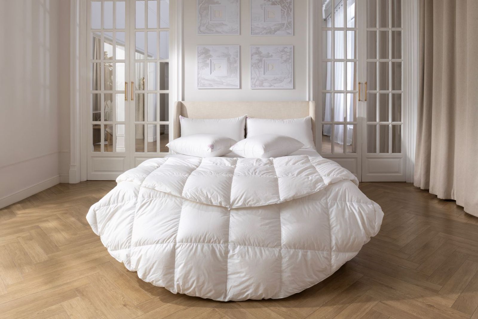 Одеяло ROYAL DOWN GRASS всесезонное круглое d-240