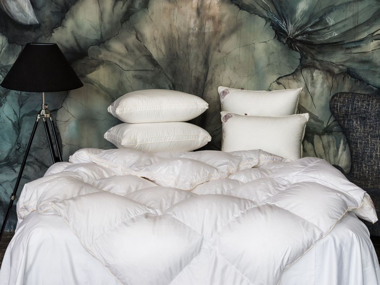 Одеяло QUEEN DOWN GRASS теплое с бортиком 260х240