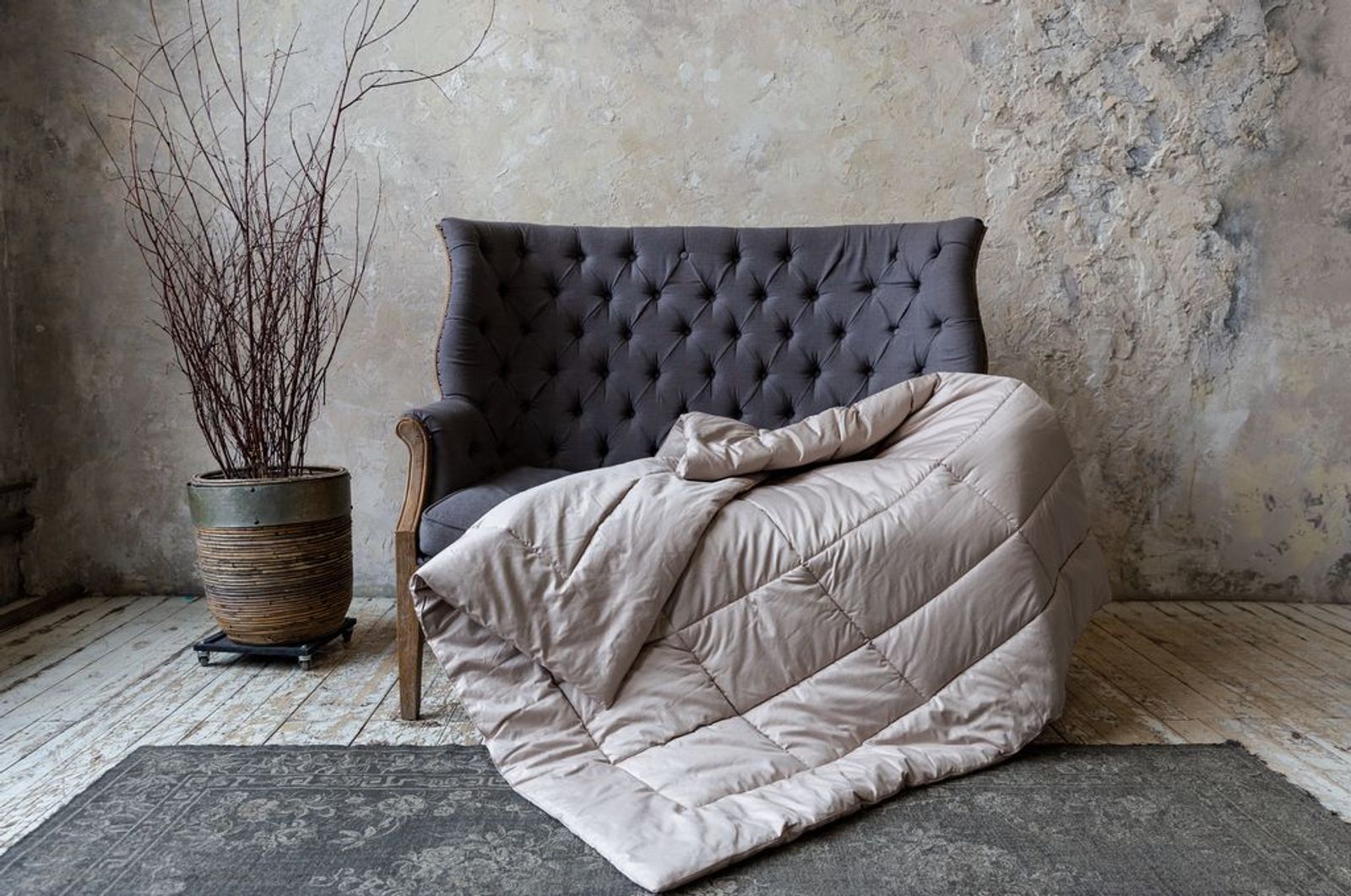 Одеяло ALMOND WOOL GRASS всесезонное 160х220