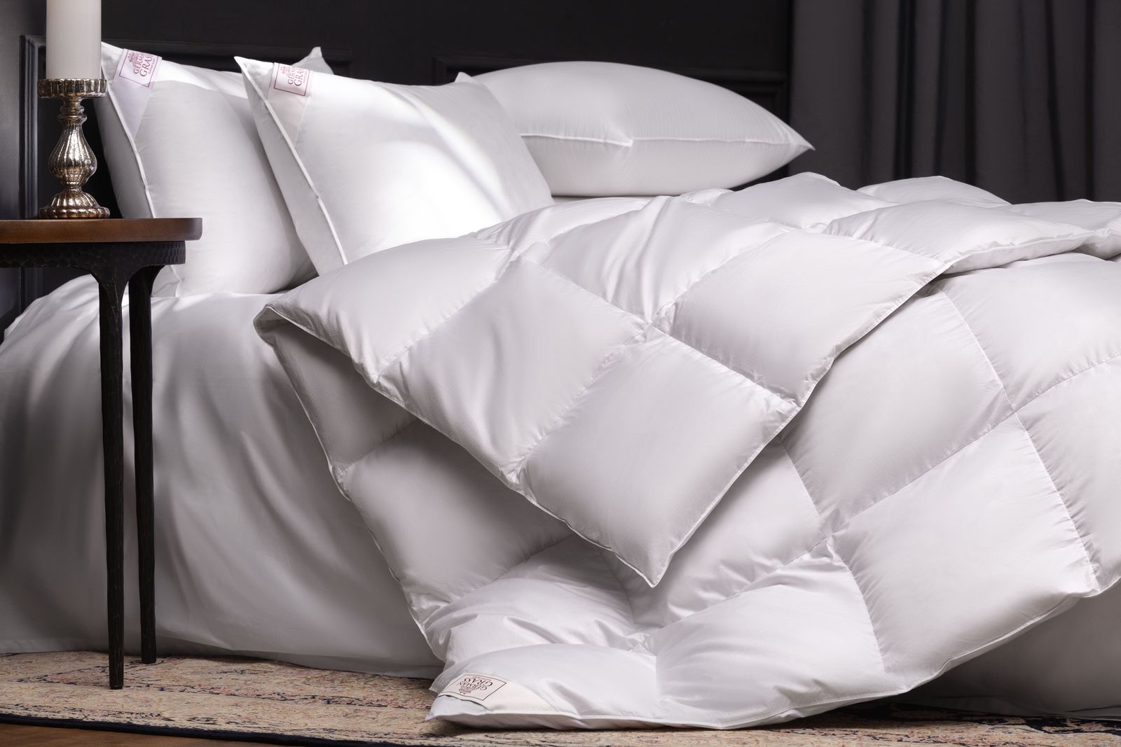 Подушка из пуха гаги EXCLUSIVE COTTON EIDER DOWN средняя 50х68